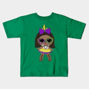 Mardi Gras Queen Kids T-Shirt